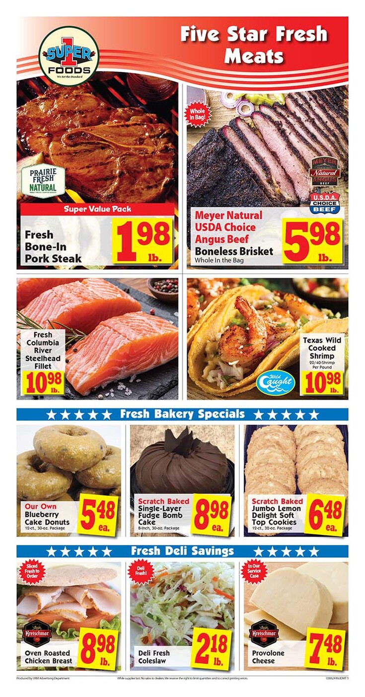 Print Weekly Specials | Super1Foods | Sandpoint - 624 Larch St | 03/06 ...