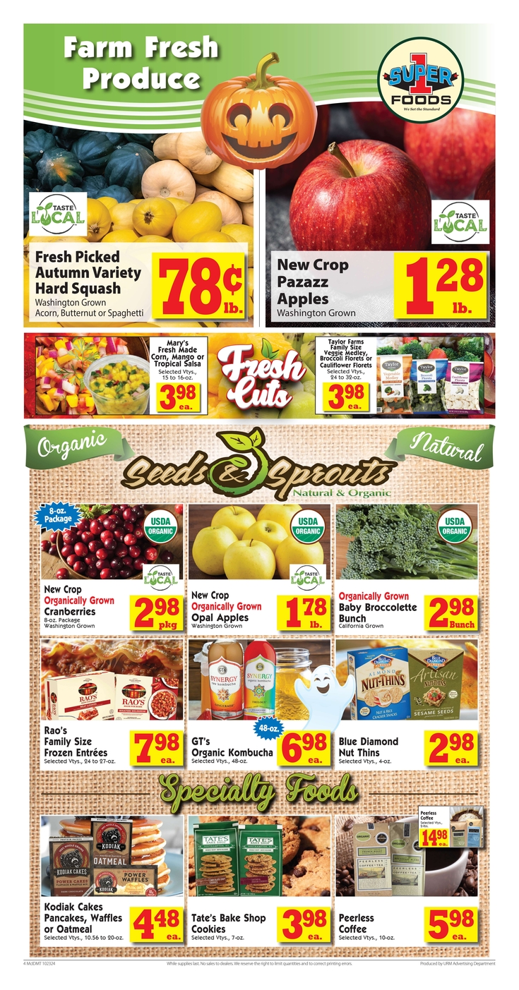 Print Weekly Specials Super 1 Foods Helena 3120 Queen Anne St